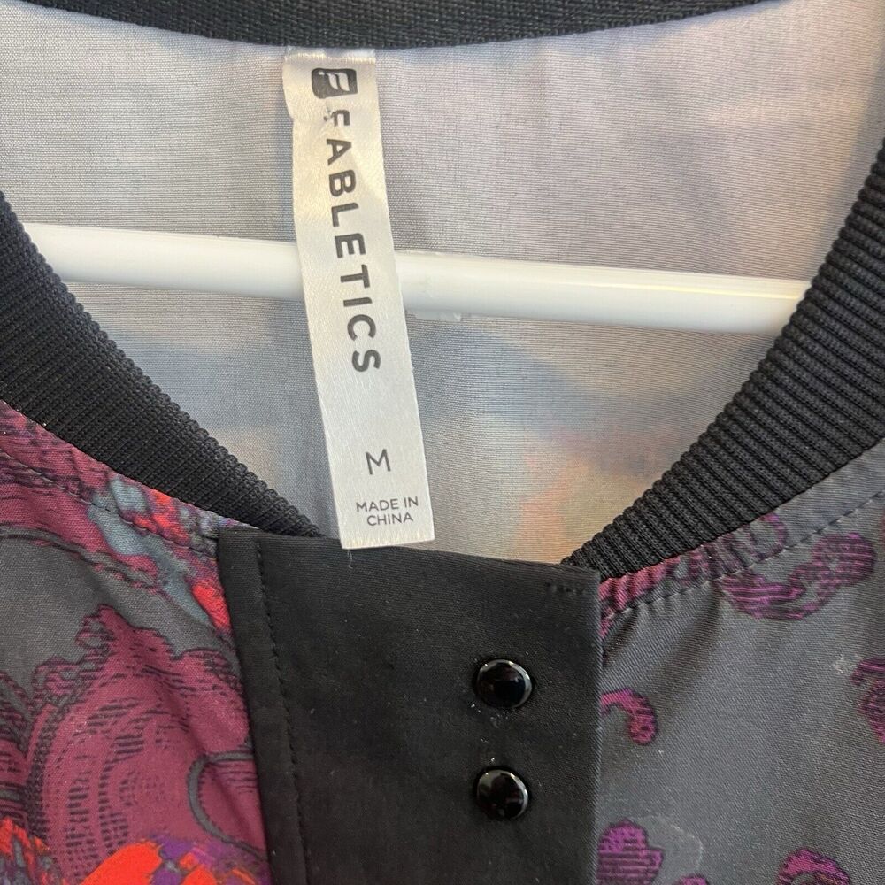 Fabletics Multicolor Patterned Bomber Jacket - image 2